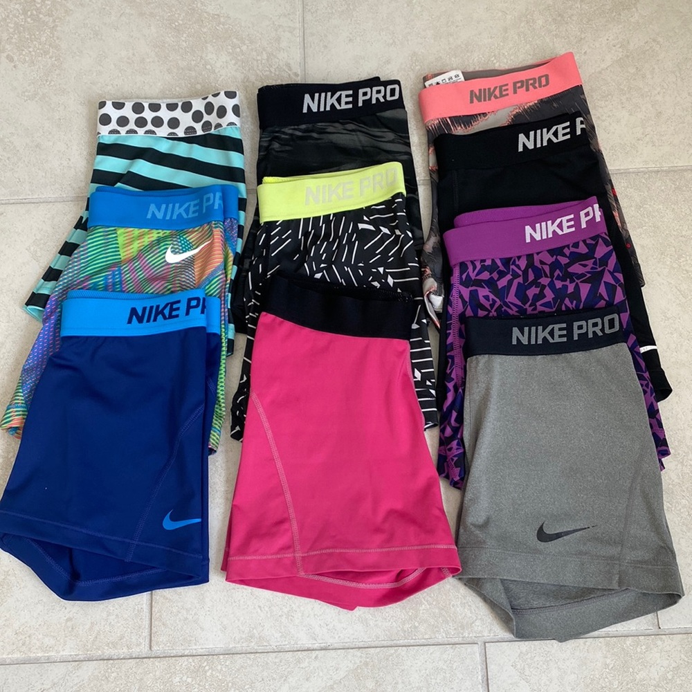 Nike pro shorts 10 pairs, Sold Sold Sold